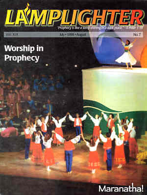 Worship In Prophecy -- LAMPLIGHTER Vol XIX No.7